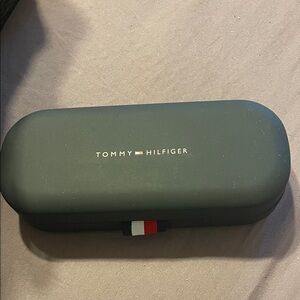 Tommy Hilfiger Matte Navy Glasses Case